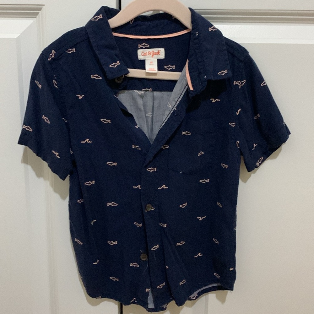 Size 5T Boys Short Sleeve Button Down Shirts